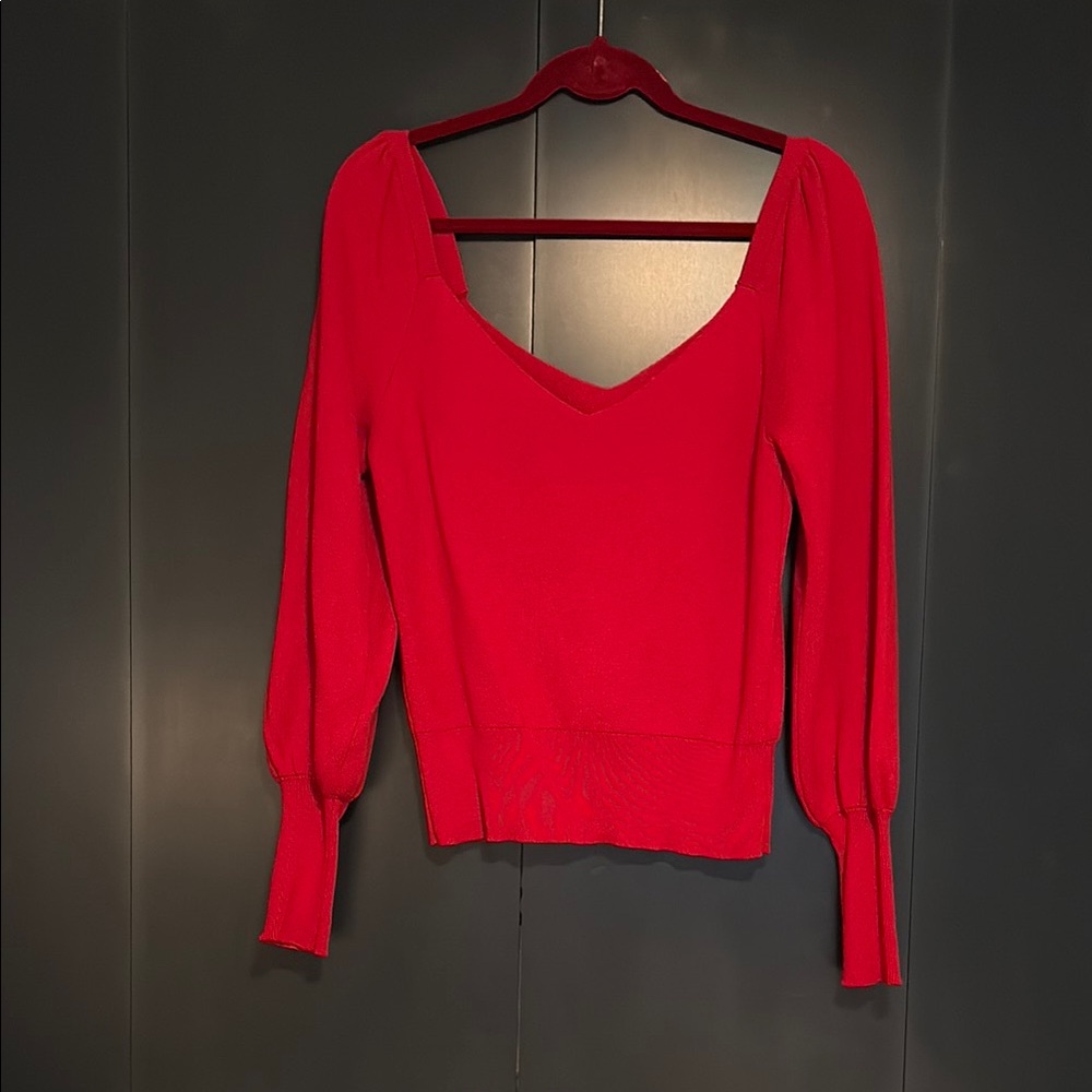 Anthropologie Red Women's Sweater